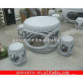 outdoor stone furniture